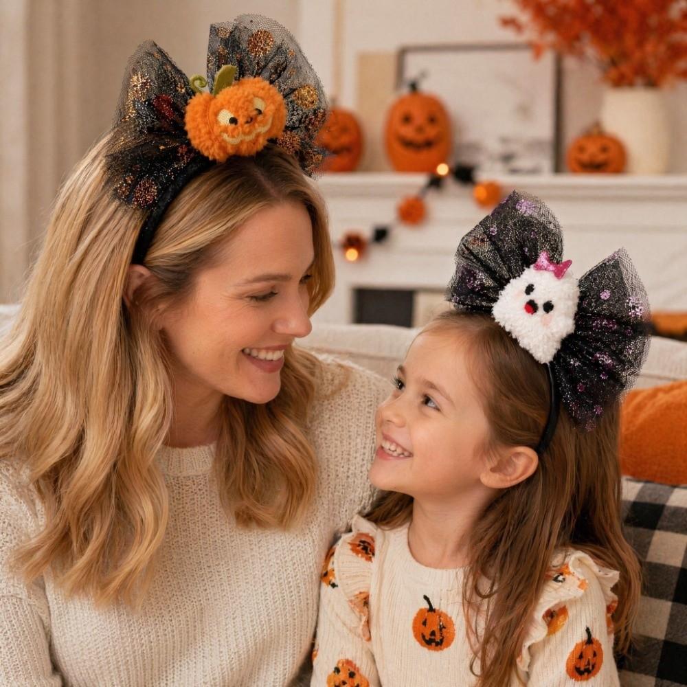 Pumpkin Halloween Party Hair Hoop Witch Ghost Festival Headpiece Carnival Events