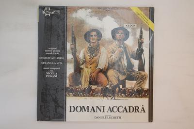 LP Record NICOLA PIOVANI - Domani Accadra / Strana La Vita IM016 INTERMEZZO 1988 Italy Soundtracks & Musicals Used