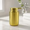 Stainless Steel Body Liquid Soap Dispenser Plastic Pump Head Hand Soap Bottle  Bathroom Countertop