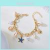 Bohemian Beach Shell Jewelry Summer Fashion Pearl Bracelet For Women