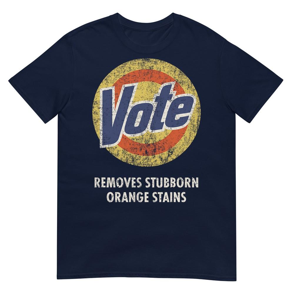 AntiTrump Vote Laundry Detergent Funny Vintage TShirt S