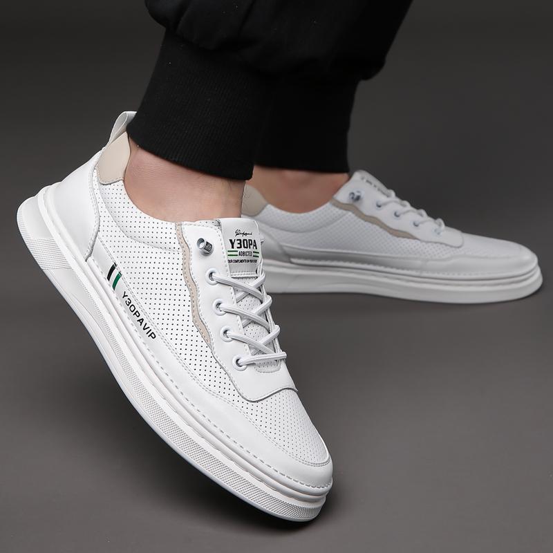 Fashion New Little White Shoes Breathable Men's Casual Shoes Outdoor Sports Shoes Men's Oxford Shoes Travel Shoes Free Delivery