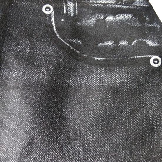 Damen Jeans Hohe Taille Slim Denim Print Stretch Bleistifthose für die Arbeit