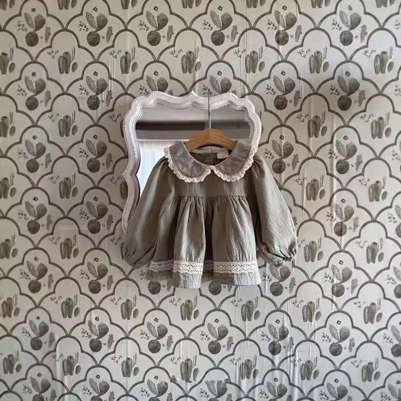 Girls' Lace Leggings - New Fall 2025 Fashion, Korean Style Children's Clothing, Baby Long Pants