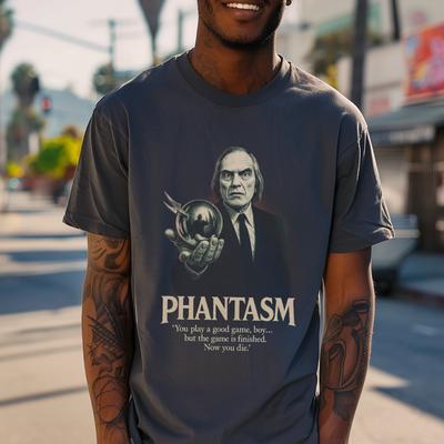 Phantasm T Shirt | The Tall Man Horror Movie Tee | 70s Cult Classic Film Shirt