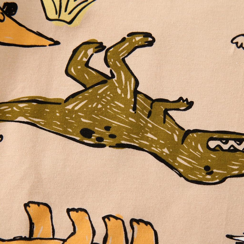 SISOFTLY Set for Long Sleeves and Soft and Comfortable Loungewear for Daycare Size Kids' Pajamas, Autumn/Winter Boys, 100% Cotton, Pants, (Brown, 90)