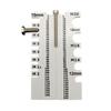 1pc Thread Pitch Gauge Portable Ruler Adapter For Screw And Bolt Measuring Tools Length Measuring Ruler For Applications Repairs