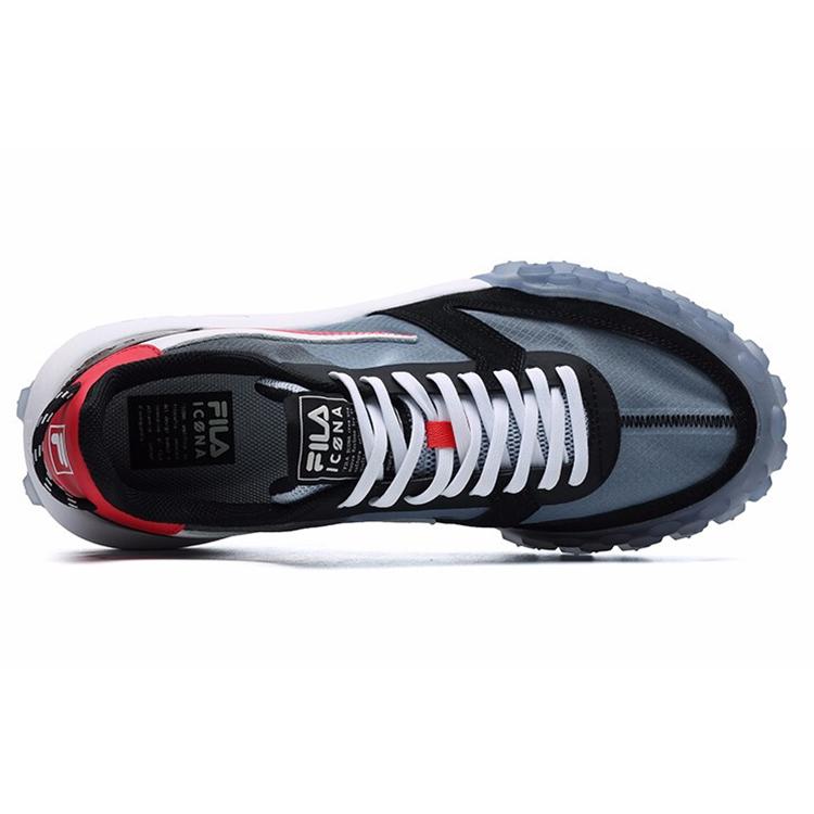 Fila Gara Cushioning Abrasion Resistant Breathable Low Top Chunky Sneakers Men's Daybreak Gray F12M124140FGB