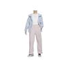 Nike Sportswear Solid Color Logo Woven Casual Pants Women pants White Platinum Purple FQ3589-019