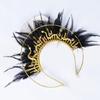 Enchanting Goddess Inspired Feather Crowns for Costume Event Cosplay Celebrations snd Special Occasion Outfits