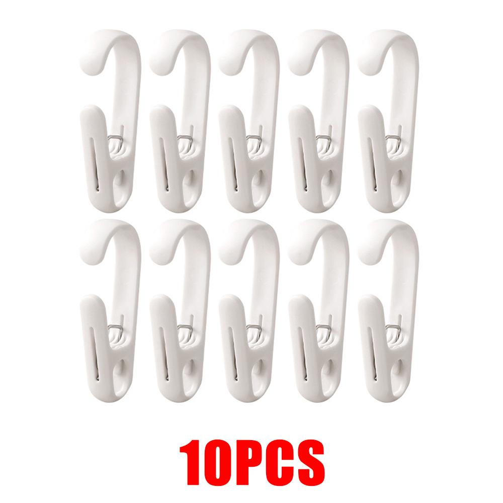 

Multi-Purpose Hook Clothes Clip Plastic Clothes Hanger Beach Towel Rack Clothing Store Home Clothespins Socks Clip Hanging Hook