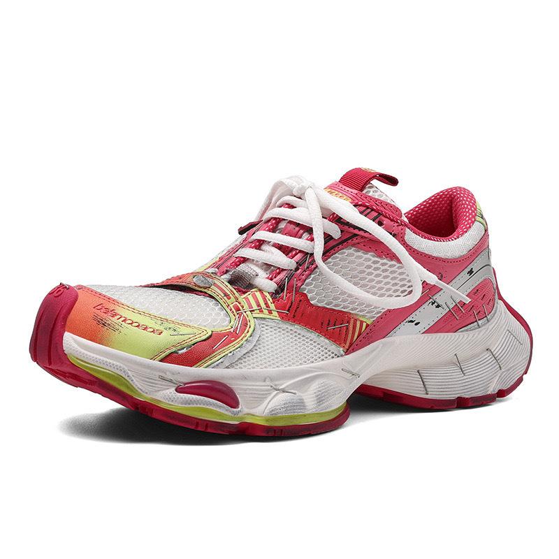 

Версия из коровьей кожи~ Популярный парижский кожаный старый степлер, показывающий лапки, кроссовки папины, женские туфли на платформе в стиле кэжуал и спорт 40