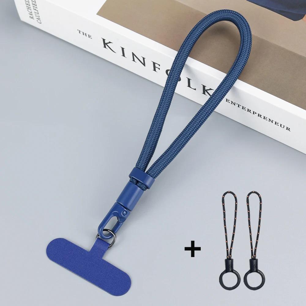 Universal Adjustable Self-Locking Anti-Loss Lanyard Short Wrist Strap for iPhone Samsung Durable Mobile Phone Strap