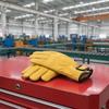 Sheepskin Leather Protective Gloves 1 Pair for Welding and Heavy Duty Work Comfortable Hand Protection for Workers