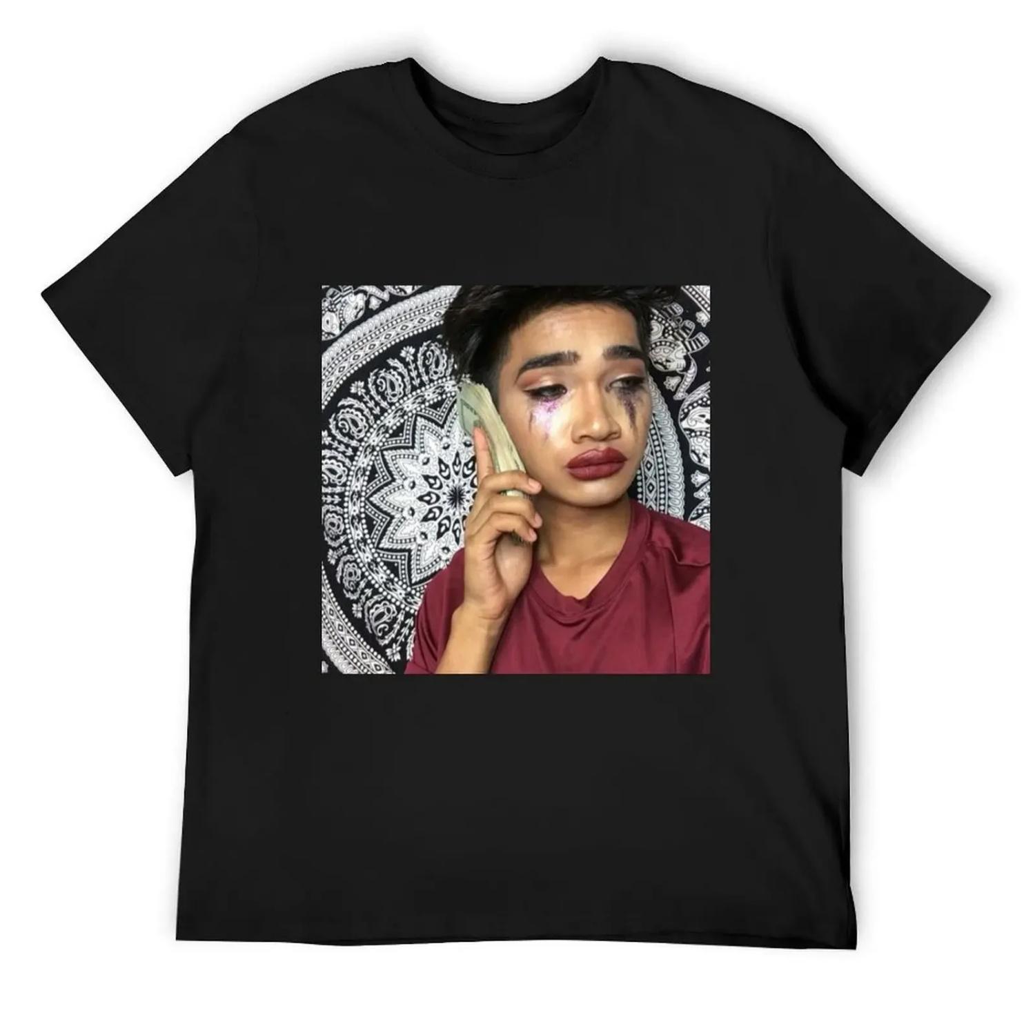 

BretmanRock crying on money T-Shirt vintage graphic tee basketball graphic tees quick drying mens tall t shirts XXXXXL чорний