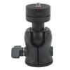2 In 1 Mini Tripod Ball Head 360 Degree Ball Head Camera Mount with 1 4in Screw for Monopod Sliding Rail
