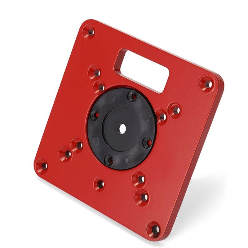 Multifunctional Router For Table Insert Plate-For Woodworking For Table Saws& Wood Plate Machines Includes 4 Cover Plates