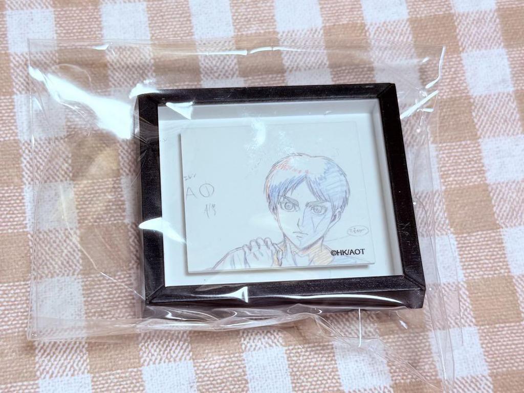 [USED] Attack On Titan Hexaride Mini Frame Collection Eren Wit Studio