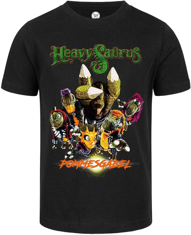 

Heavysaurus (Pommesgabel) T-Shirt, Adult black BL434 Unisex T-Shirt L
