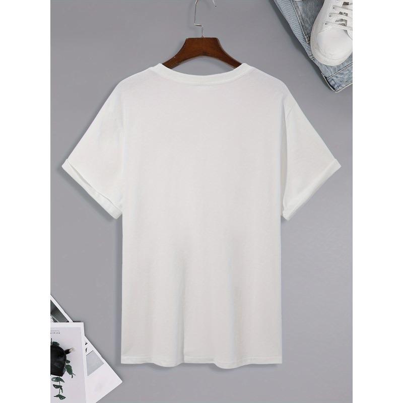 European sizes Plus Size Men's Cotton T-Shirt with Duck & Knife Print - Casual Short Sleeve, Round Neck Tee for Summer - Machine Washable, PLUS SIZE