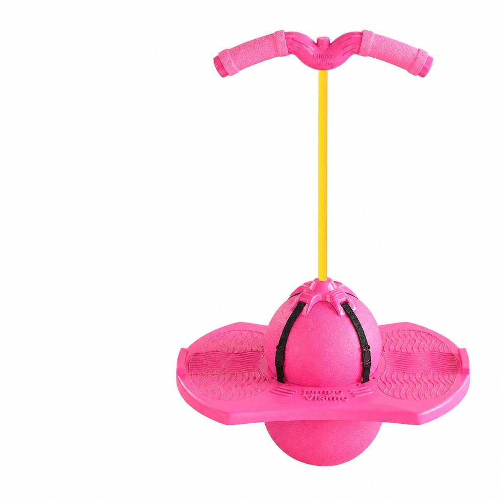 Robust Pogo Ball with Adjustable Handle Inflatable for Active Users, Kids,