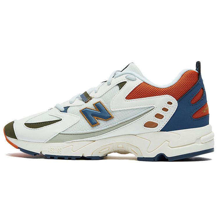 New Balance Nb 828 Retro Fabric Synthetic Leather Low Top Running Shoes Unisex sneaker White Blue Orange ML828NB