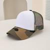 European and American cross-border casual sponge top baseball cap, summer outdoor travel breathable mesh baseball cap