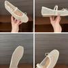 Fashion 2025 New Fashion Butterfly-Knot Women Mary Janes Flats Lolita Shoes Female Mesh Breathable Footwear Ladies Flats With Shoes