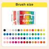 84 Colors Acrylic Paints Markers Pens,Water Based Washable Ink Art School Drawing Supplies,Portable Drawing Pen For Kids