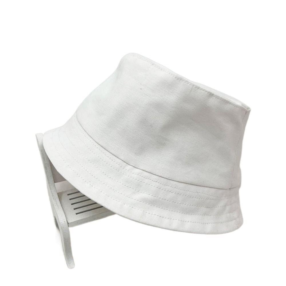 Same Style As Celebrities Cotton Dolls Color Fisherman Hat 10cm 20cm Mini Panama Hat  Photo Props