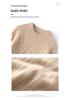 Women's Diamond Pattern Cashmere Cable Knit Wool Sweater, High Neck Pullover for Autumn and Winter