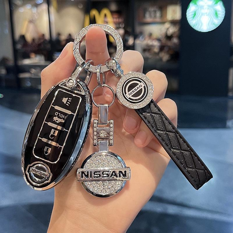 

Чехол для ключей Nissan Sylphy для Tiida, Qashqai, Teana, Jinke — классическая автомобильная пряжка 14-го поколения