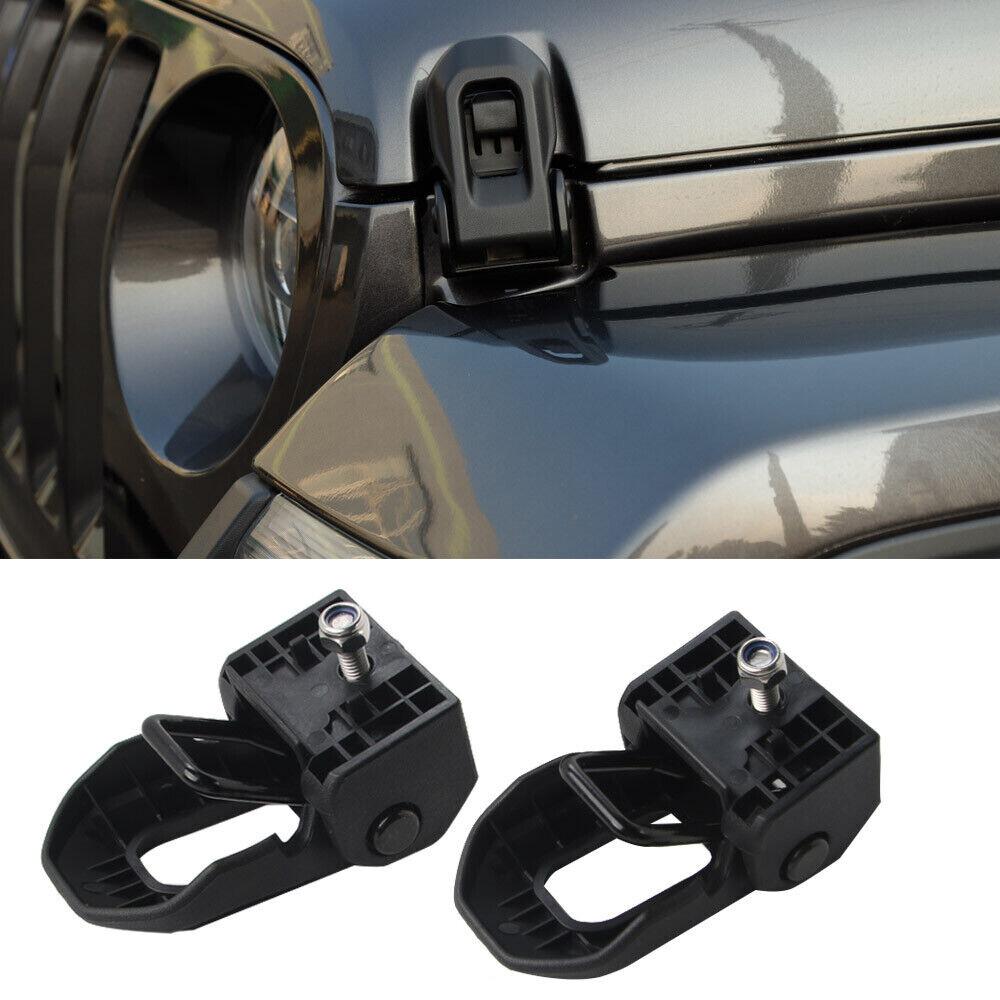 Front Left & Right Hood Latches For Jeep Wrangler JK JL JLU 2007- 68240952AE