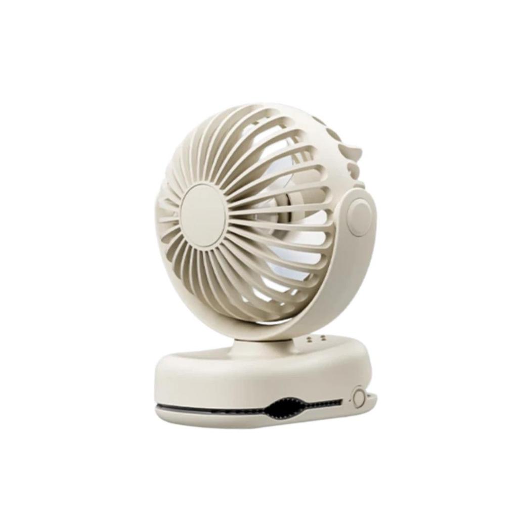 Mini Clip-On Fan, Portable Small Fan for Desktop, Dormitory Electric Fan, USB Fan, Outdoor Camping Fan