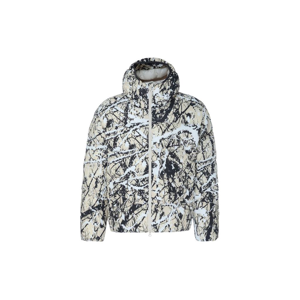 Nike Primaloft Therma-Fit Adv ACG Lunar Lake Loose Fit Hooded Warm Jacket Men Jacket Light-Brown Coal-Black Mountain-White HF0034-104