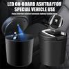 1pcs Car LED Ashtray Garbage Storage Cup For Peugeot 207 208 106 205 4008 301 RCZ Rifter 407 508 2008 5008 107 206 307 308 3008 Cvf9