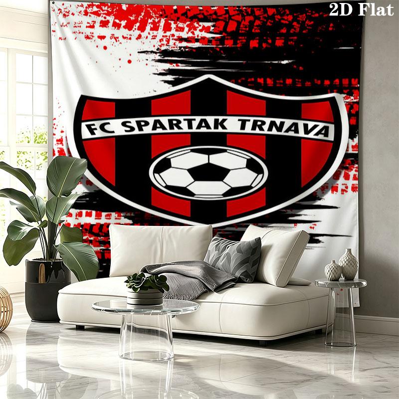 FC Spartak Trnava Wall Tapestry Aesthetic Wall Hanging Printed Fabric Blanket Decorative Tapestries for Bedroom Living Room Home Decor
