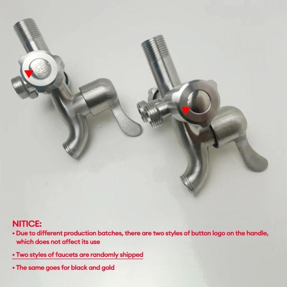 with Washing Machine Outlet Stainless Steel Faucet Angle Valve Faucet  Outdoor Bathroom