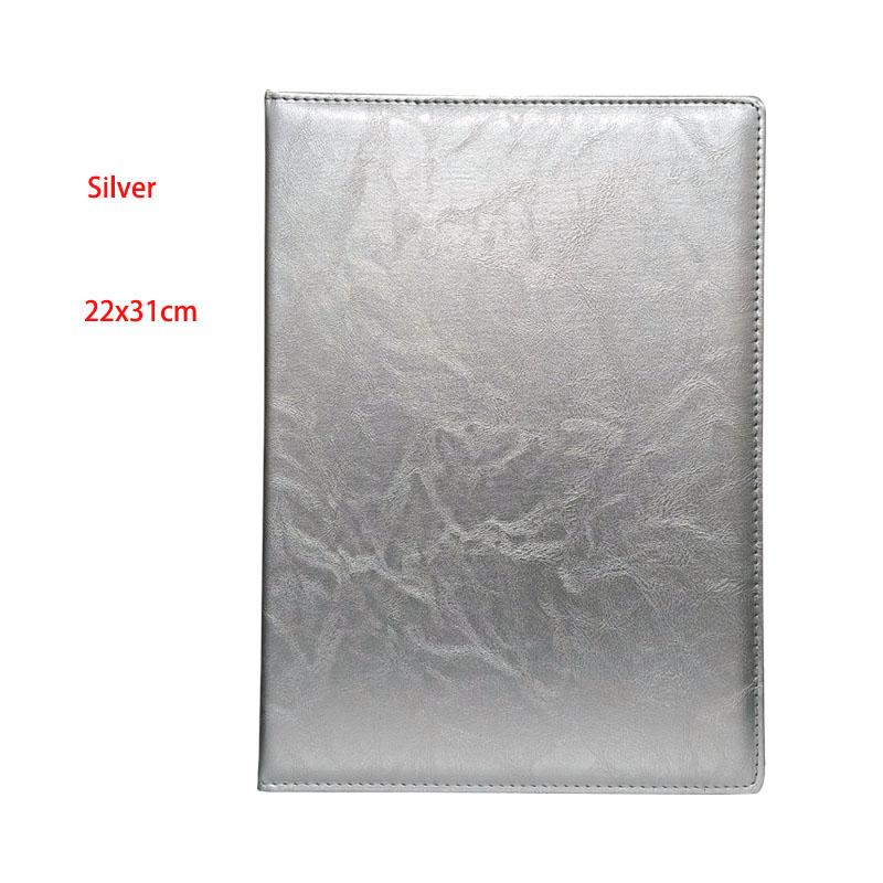 White Silver Red Blue Dark Green A4 Display Folder For Certificate Honor Contract