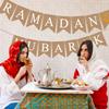 Eid Mubarak Linen Banner Garland Moon Star Hanging Ornaments Islamic Muslim for Home Ramadan Decoration Festival Party Supplies