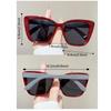 Trendy Large Frame Cat Eye Sunglasses for Women Men Retro Square Sun Glasses UV400 Protection Goggle Fashion Eyewear Shades