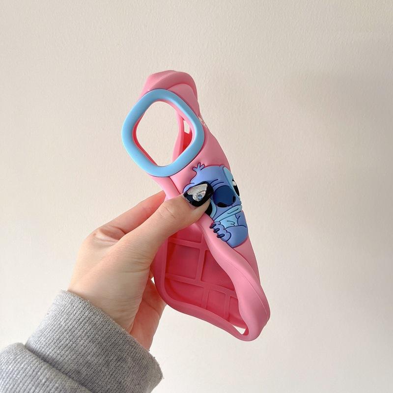 3D Cartoon Wave Pattern Silicone Shockproof Phone Case for IPhones 15 Pro Max 16 Phone Accessories for iphone 17 Pro Max case