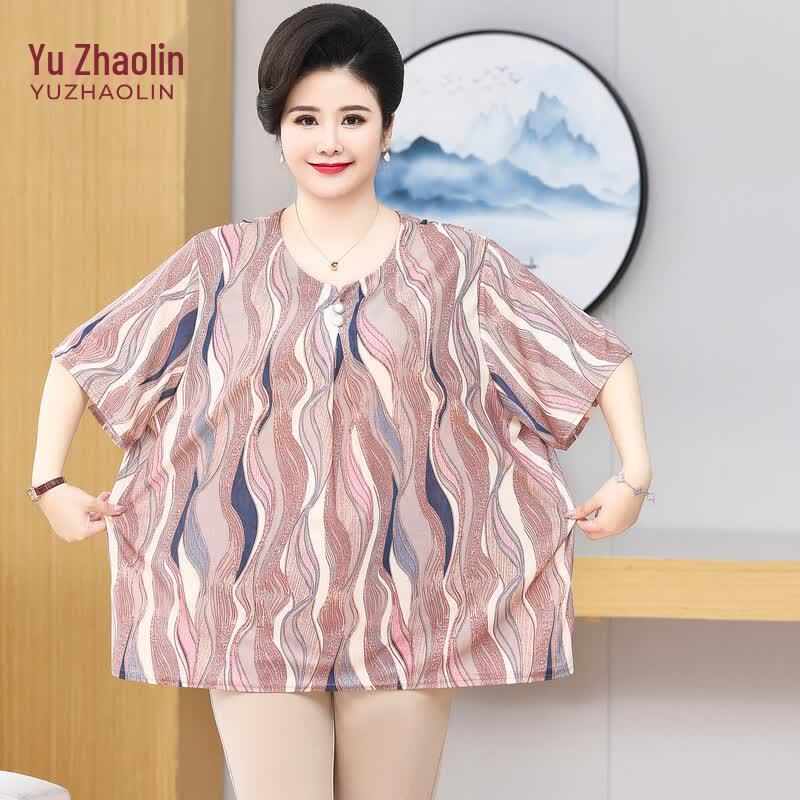 YUZHAOLIN Women s Plus Size Short Sleeve T-Shirt 2XL