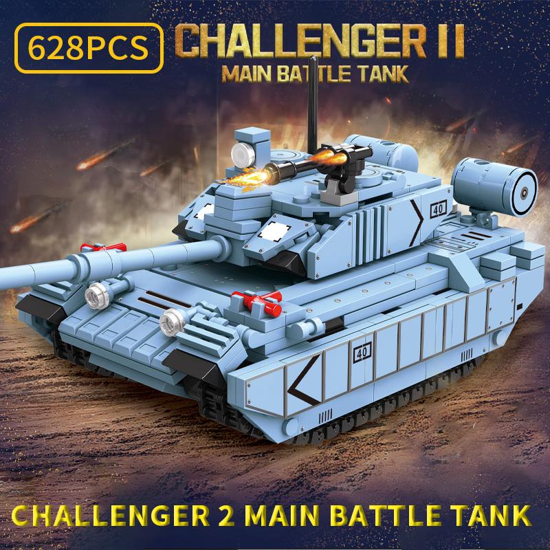 

TINSOL New 648PCS Building Block Tank Model Educational Puzzle Toy for Children Building Block Gift Set Building Block Toy Model