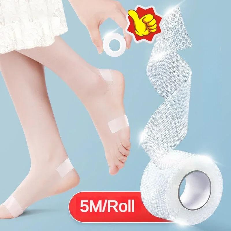 

1Roll Silicone Gel Invisible Anti-wear Tape Protect The Heel Tool Female High-Heeled Shoes Anti-wear Heel Sticker Feet Care Tool