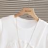 Shechi Women's Lace Splicing Short Sleeve T-Shirt