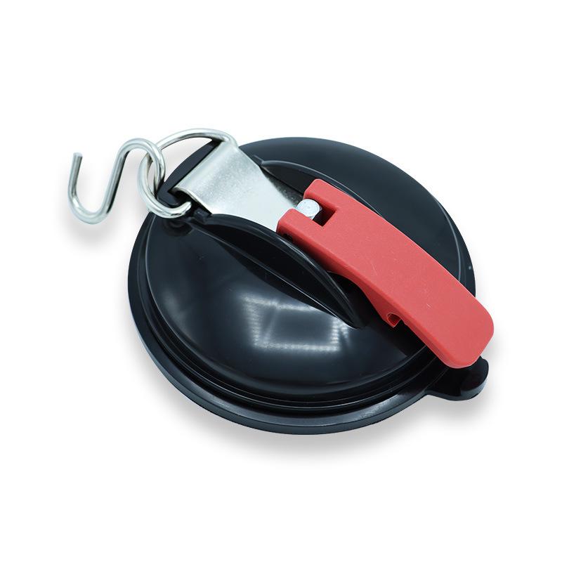 

S-Type Suction Cup Hook for Outdoor Camping Tent and Car Tie-down Strap