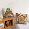 Cartoon Capybara Cute cushion cover Pillow Cover Home Sofa living Decoration Room  Office Car Nordic Simplicity