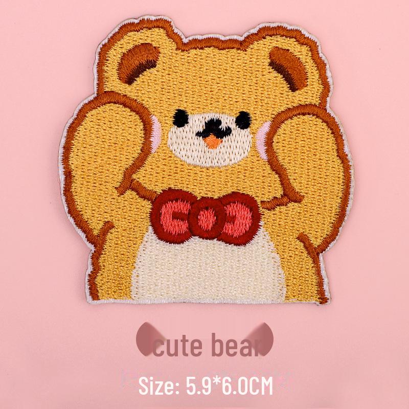 Self-Adhesive Embroidered Children's Clothing Repair Patches for Jackets