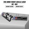 ABS Car Styling Front Grille Emblem Stickers Accessories For BMW M Power Thunder M1 M2 M3 M4 M5 M6 M7 M8 F48 G01 E84 F30 G11 G07